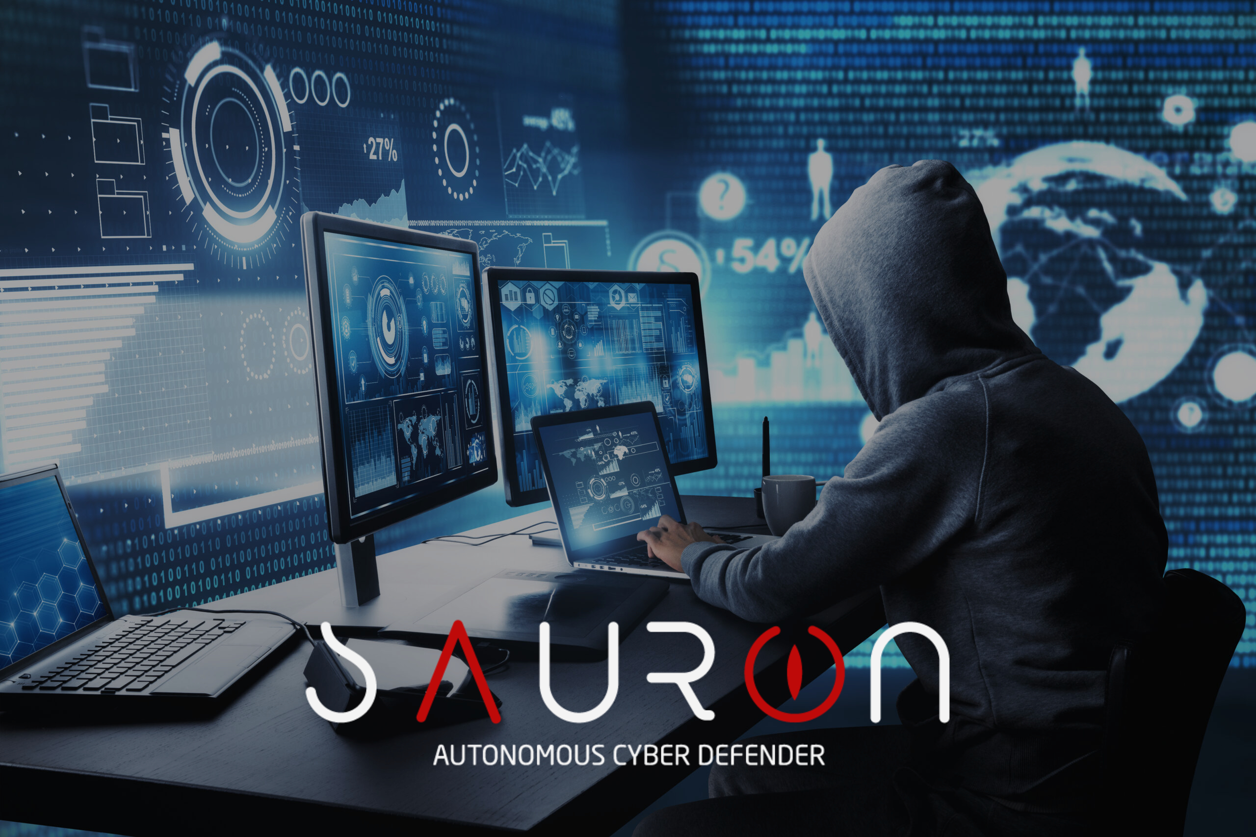 SAURON IS HERE, THE MOST ADVANCED CYBER DEFENDER EQUIPPED WITH SYNTHETIC PSYCHE